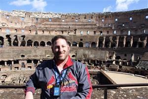 Mr. Russell in the Colosseum 