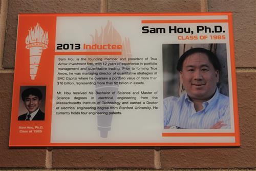 Sam Hou plaque 
